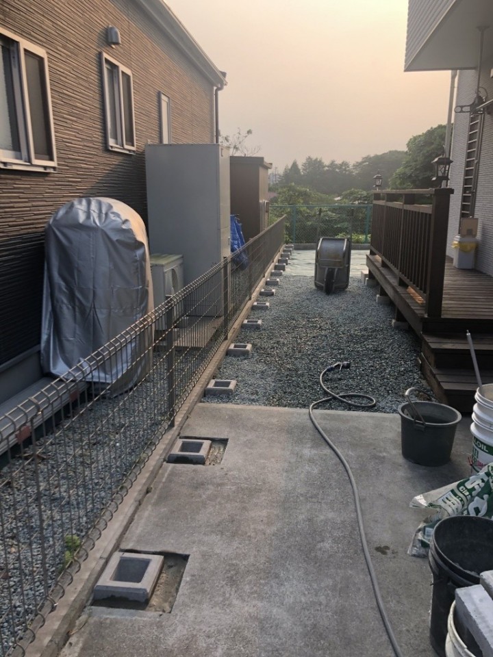 仙台市 S様邸 目隠しフェンス工事 仙台市の庭 エクステリア 外構 グリーンケア 仙台市 S様邸 目隠しフェンス工事 仙台市の庭 エクステリア 外構 グリーンケア